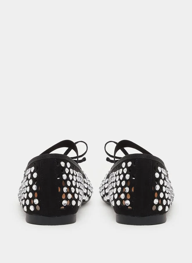 Styli Styli Embellished Slip On Casual Shoes