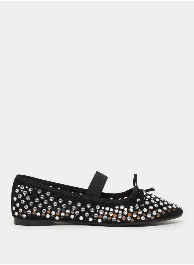 ستايلي Styli Embellished Slip On Casual Shoes