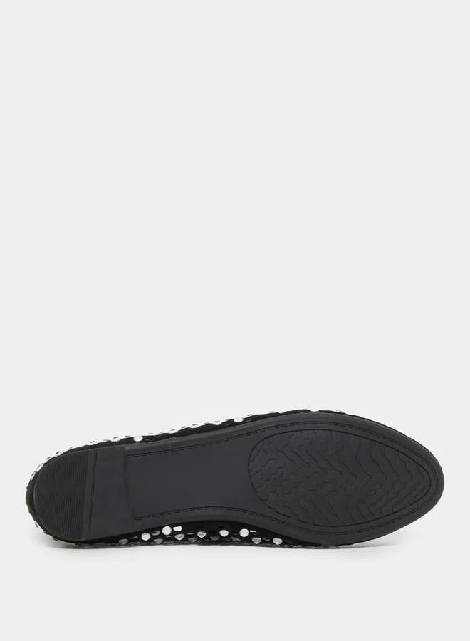 Styli Styli Embellished Slip On Casual Shoes