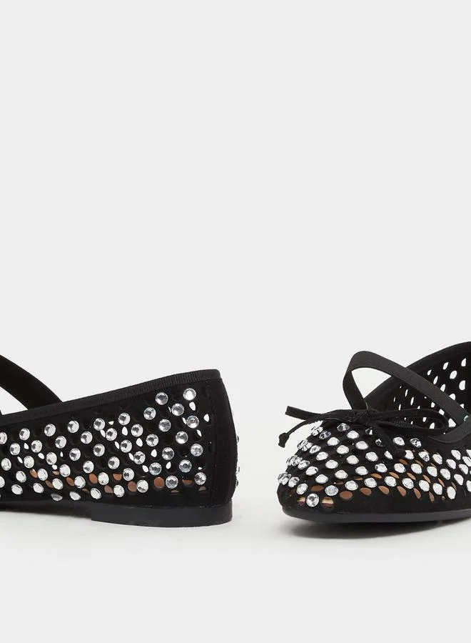 Styli Styli Embellished Slip On Casual Shoes