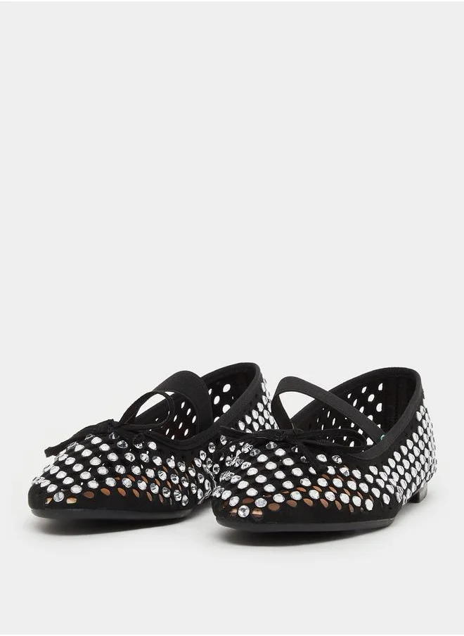 ستايلي Styli Embellished Slip On Casual Shoes