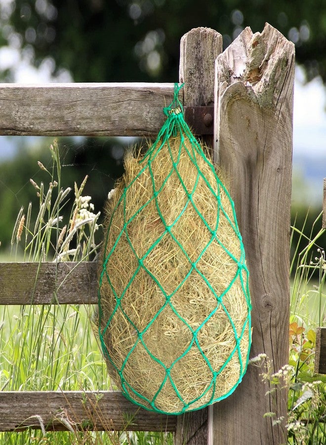 RideFound 2PCS Durable Slow Feed Hay Net for Horses 40” Length with Strong 4x4” Holes Nylon Rope Hanging Suitable for Trailer and Stall, Slow Feeding Reduce Waste - Image 3