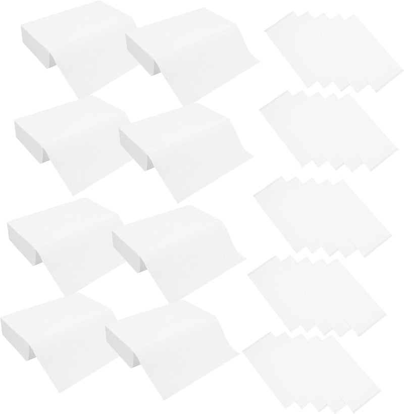 مناشف الوجه البيضاء 20 قطعة مناديل سميكة للفنادق والمطاعم والمنزل - Image 1