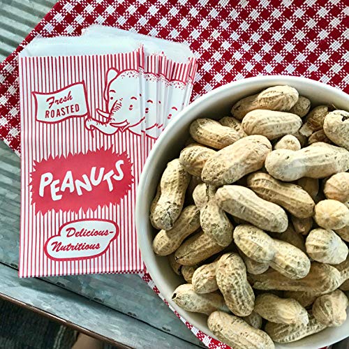 Outside the Box Papers Paper Peanut Bags - Red White - 100 Pack - Image 4