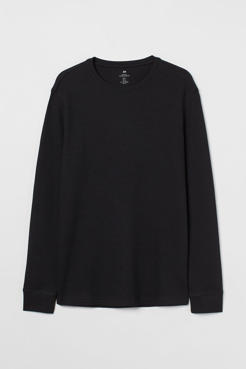 H&M Waffled Jersey Top  - Image 1