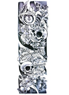 Full Arm Waterproof Temporary Tattoo For Men & Women Long Time Lasting