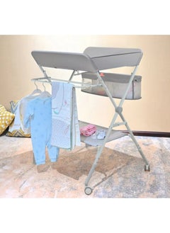 MAAS Portable Foldable Baby Changing Table With Wheels And Waterproof Diaper Pad  - Image 3