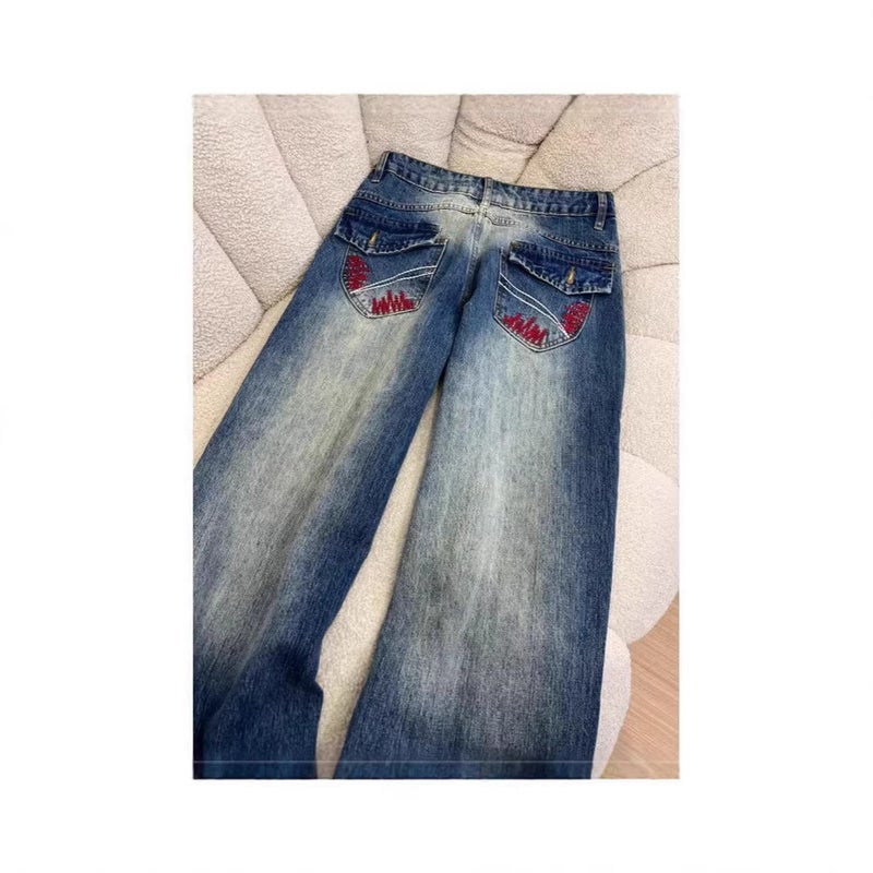Unisex Casual Daily Denim Jeans - Image 5