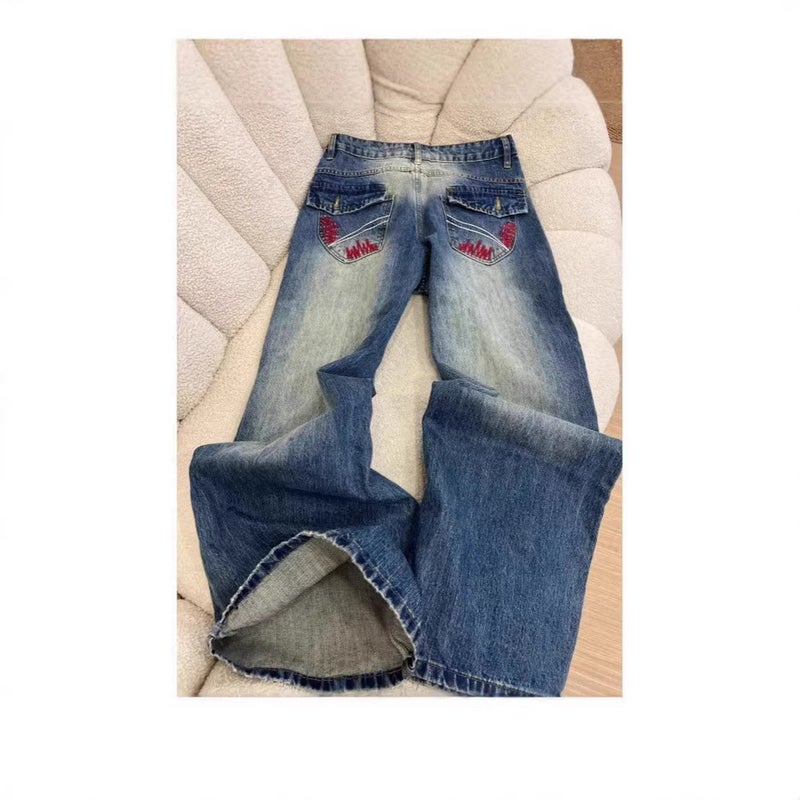 Unisex Casual Daily Denim Jeans - Image 2