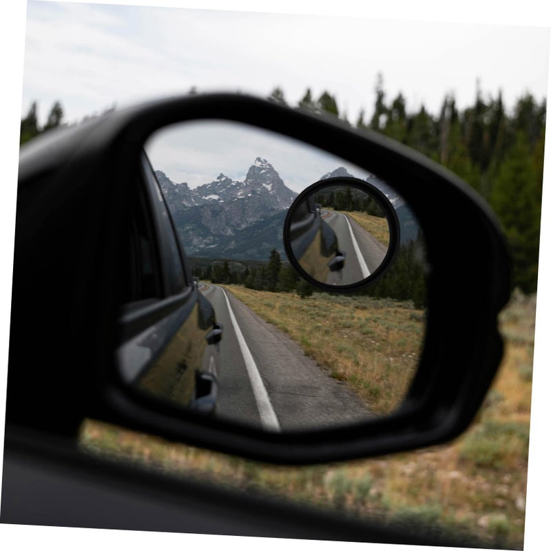 Adjustable Convex Blind Spot Mirrors with Suction Cup Wide Angle Rear View for Car SUV Van Truck Black - Image 5