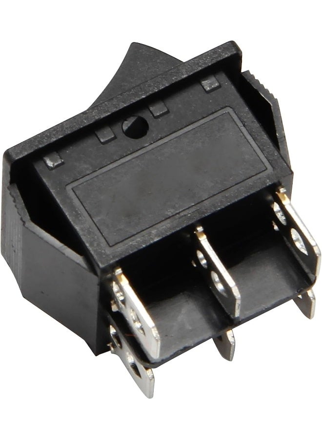 Biella 6 Pins 3 Position Black Rocker Type On Off On 15A 250V Ac/20A 125V Ac Car Auto Black Boat Rocker Toggle Switch - Image 2