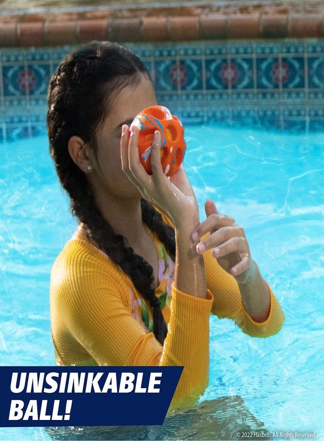 WowWee Nerf Super Soaker Dunk It Pool Basketball - in-Pool and Pool-Side Hoop with Unsinkable Ball - Summer Pool Toys - Image 5