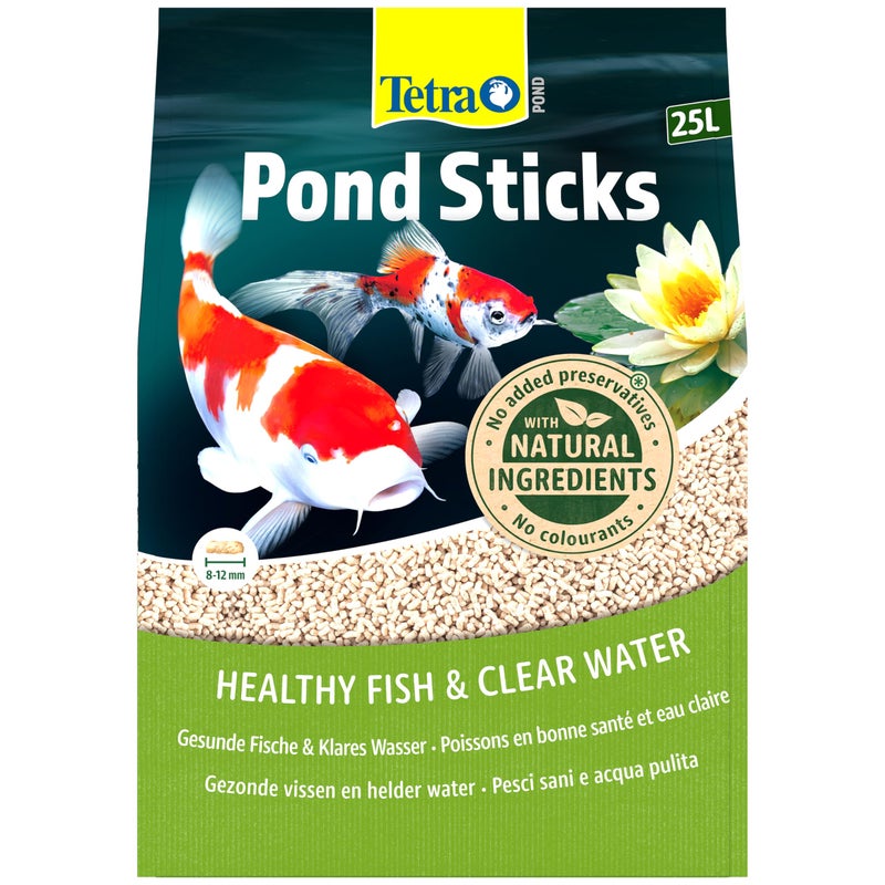 تترا Tetra Pond Fish Food Sticks 3kg - biologically balanced for pond fish - Image 2