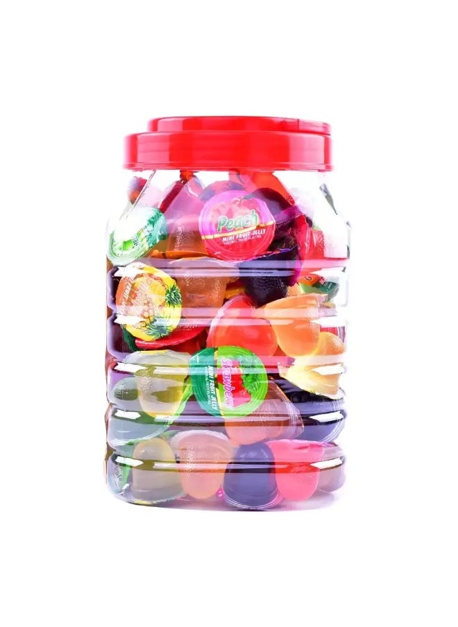 Mir Assorted Fruit Flavored Jelly In Jar- 1500gms