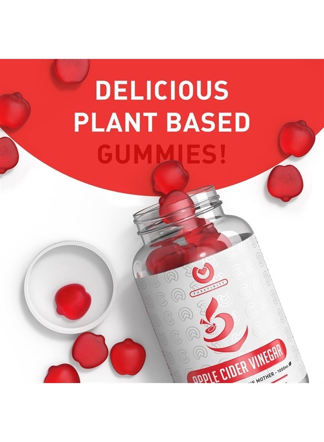 PUREFINITY Apple Cider Vinegar Gummies - Raw, Natural, Unfiltered ACV from The Mother - Gummy Alternative to Apple Cider Vinegar Capsules, Pills, Tablets - Detox, Cleanse & Immunity. - Image 5