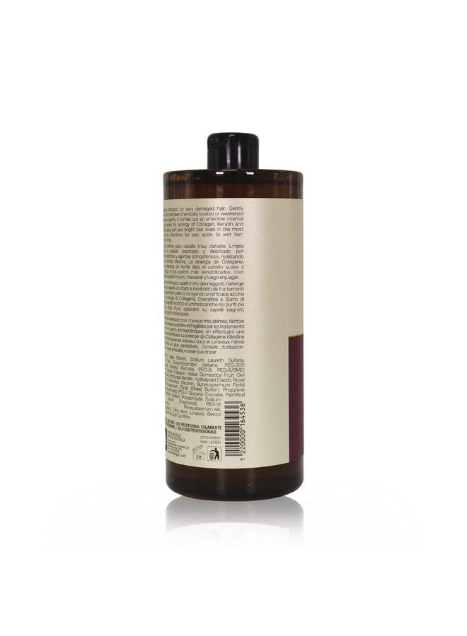 LINANGE Emergency Reconstruction Shampoo For Very Damaged Hair With Collagen Keratin And Shea Butter Nourishing And Restructuring Shampoo 1000Ml / 33.8 Oz. - Image 5
