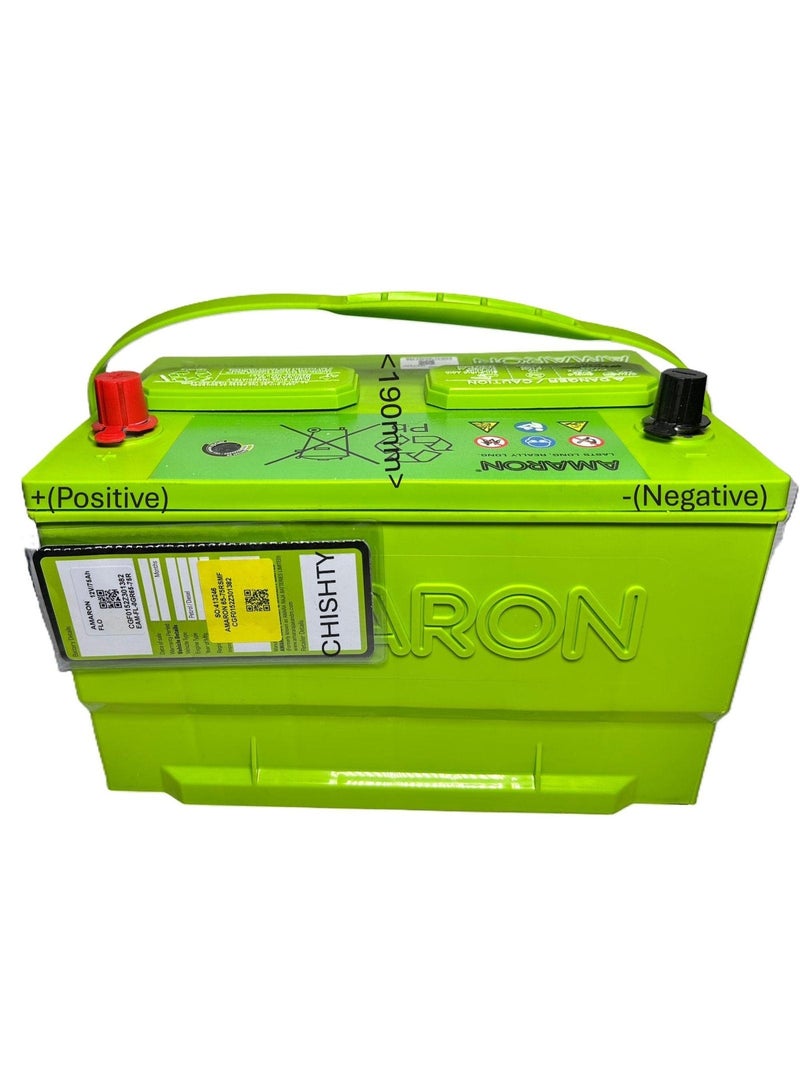 Amaron Car Battery 65-72S / 65-75R 12V 75AH FOR FORD , LINCOLN , MERCURY VEHICLES - Image 3
