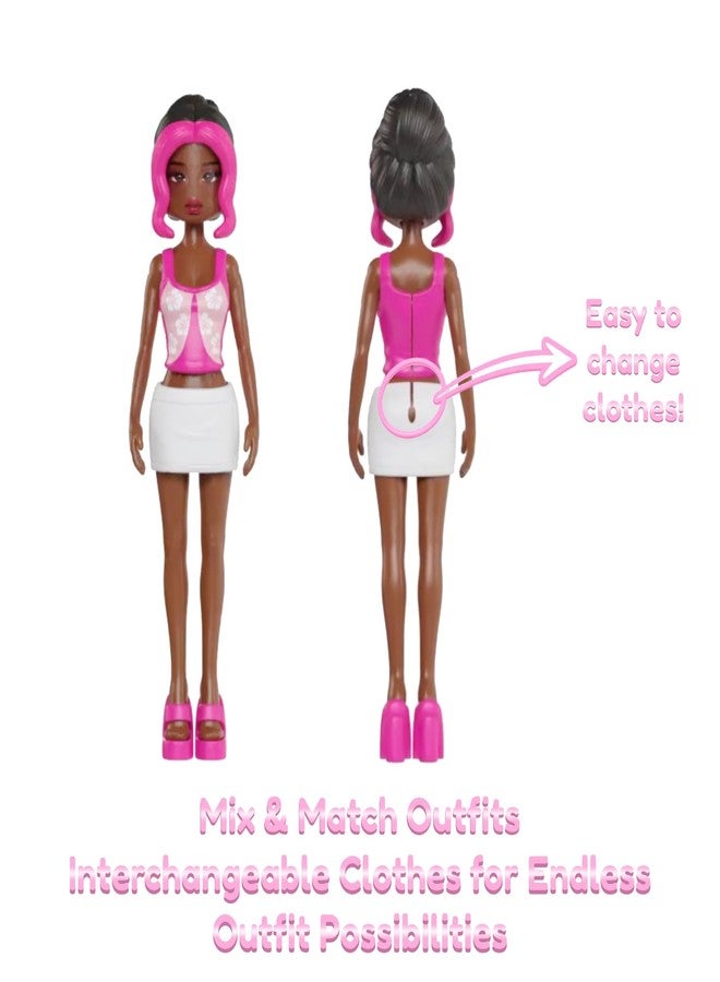 PhatMojo Dress to Impress - Mystery Models - Superstar 5-Pack -Series 1 - Star Storage Case -Small Dolls - Blind Box Collectible Set - Includes DLC Code - Officially Licensed Toys - Image 5