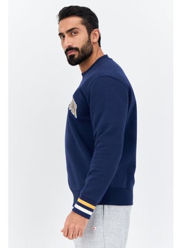 Champion Men Sportswear Fit Long Sleeve Outdoor Sweatshirt, Navy  - Image 2