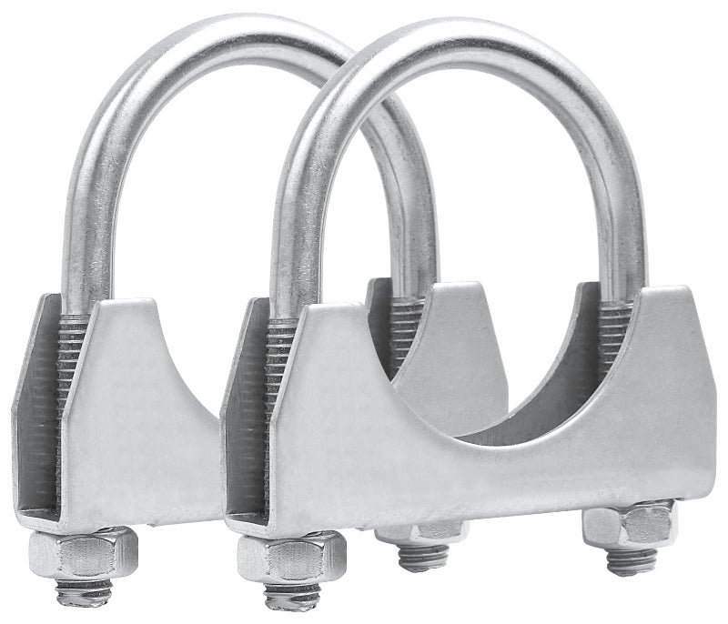 PALOZO 175 Universal UBolt Muffler Clamp Stainless Steel Exhaust Hanger 134 inch Exhaust U Clamp Pack of 2 - Image 2