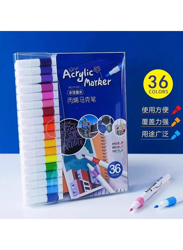 Generic Acrylic marker 36 pcs colours  - Image 1
