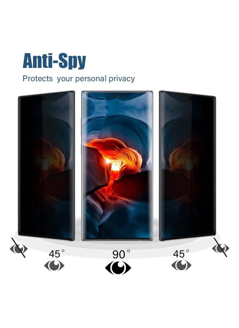 SYOSI - Privacy Screen Protector and Camera Lens for Samsung Galaxy S22 Ultra 5G 6.8"3D Full Coverage Shell Friendly 9H Hardness Easy To Install Protector1 +1 Pack - Image 1
