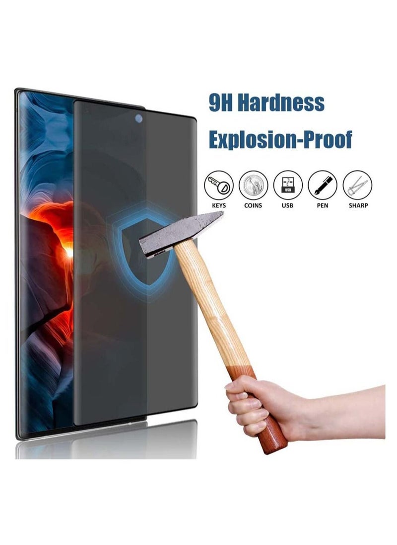 SYOSI - Privacy Screen Protector and Camera Lens for Samsung Galaxy S22 Ultra 5G 6.8"3D Full Coverage Shell Friendly 9H Hardness Easy To Install Protector1 +1 Pack - Image 1