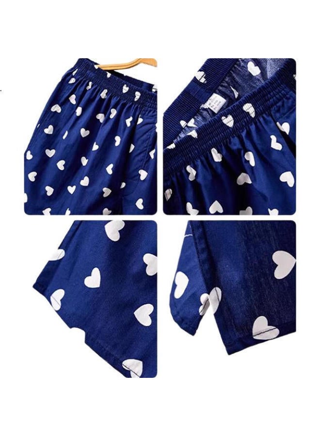 Liberal Men'S Cotton Lounge Shorts For Summer Home Beach Cartoon Aloha Shorts Loose-Fit Printed - Image 1