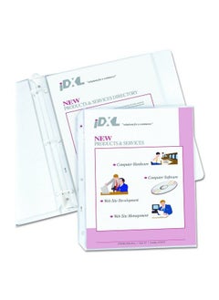 C-Line Top Loading Heavyweight Poly Sheet Protectors Nonglare 8.5 X 11 Inches 100 Per Box (62028)  - Image 4