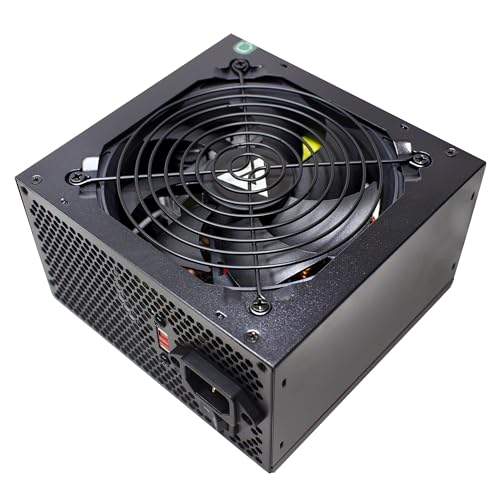 APEVIA VENUS450W 450W ATX Power Supply with Auto-Thermally Controlled 120mm Fan, 115/230V Switch, All Protections - Image 1