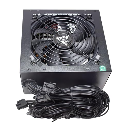APEVIA VENUS450W 450W ATX Power Supply with Auto-Thermally Controlled 120mm Fan, 115/230V Switch, All Protections - Image 3