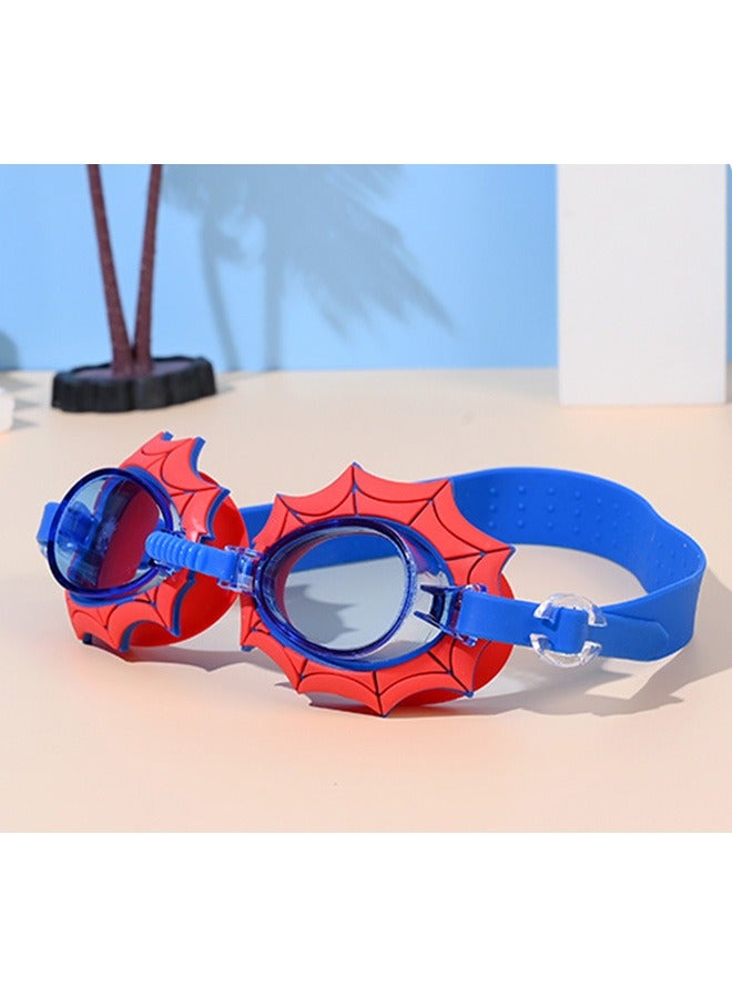 Generic Cartoon Kids Swimming Goggles, Waterproof Anti-Fog, Leak-Proof, Soft Silicone, Adjustable Strap for Kids Comfortable, Wide Vision Swimming Goggles for Boys & Girls(Ages 3-8) - Image 1