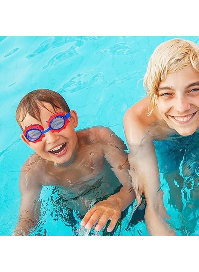 Generic Cartoon Kids Swimming Goggles, Waterproof Anti-Fog, Leak-Proof, Soft Silicone, Adjustable Strap for Kids Comfortable, Wide Vision Swimming Goggles for Boys & Girls(Ages 3-8) - Image 5
