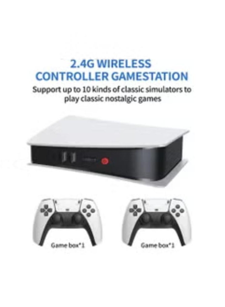 M5 4K HD Retro Classic Video Game With Consoles 2.4G Wireless Controller Game Station - Image 2