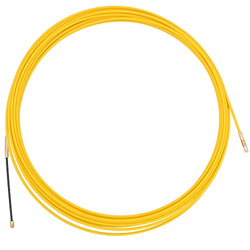 Jeemitery 50 Feet Fiberglass Cable Wire Running Rod Coaxial Electrical Connectable Fish Tape Pull Kit - Image 2