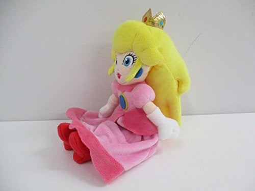 Little Buddy Super Mario All Star Collection 1418 Peach Stuffed Plush, 10",Multicolor - Image 2