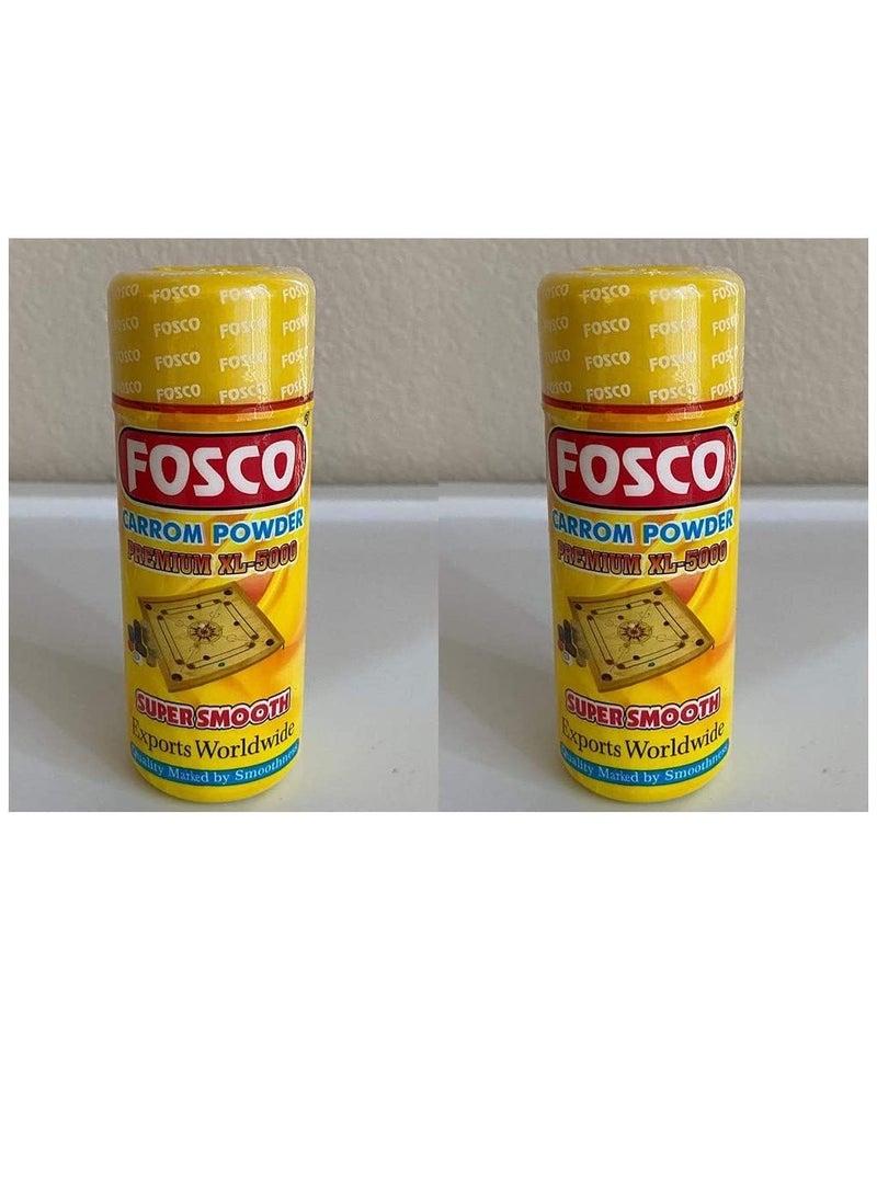 FOSCO - 2 x FOSCO Smooth Carrom Board Powder, 70gm Each (Total: 140 Gram) - Image 1