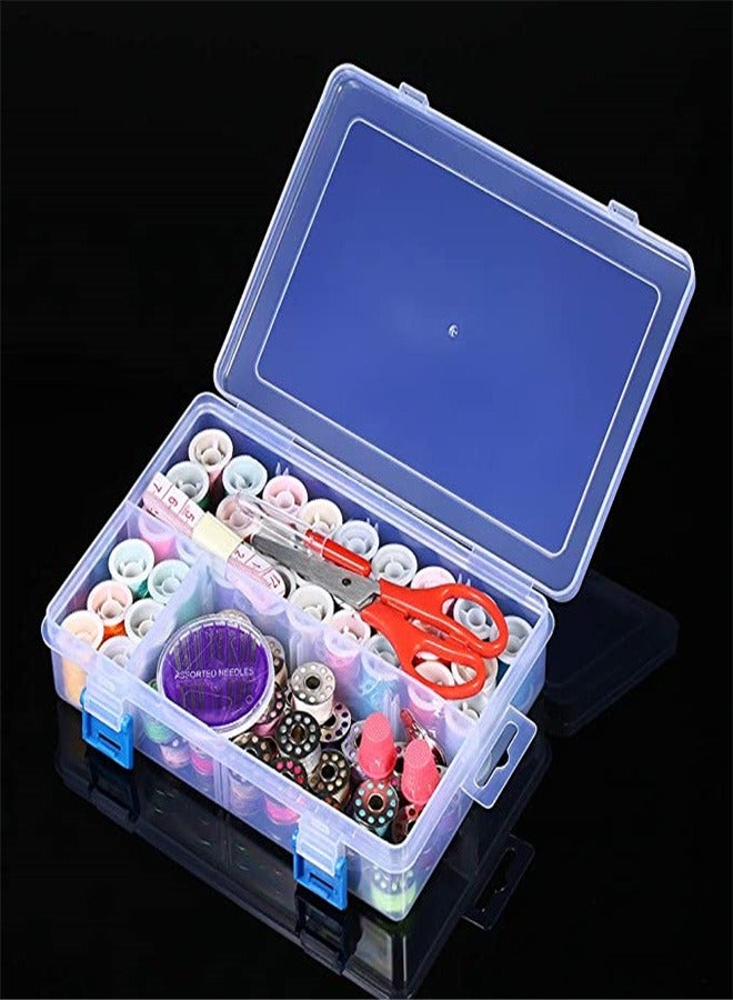 Goolsky 32 Thread Bobbins and 32 Thread Spools Sewing Accessories Supplies Kit with Measuring Tape Sewing Needles Storage Case (Mixed Colors) - Image 5