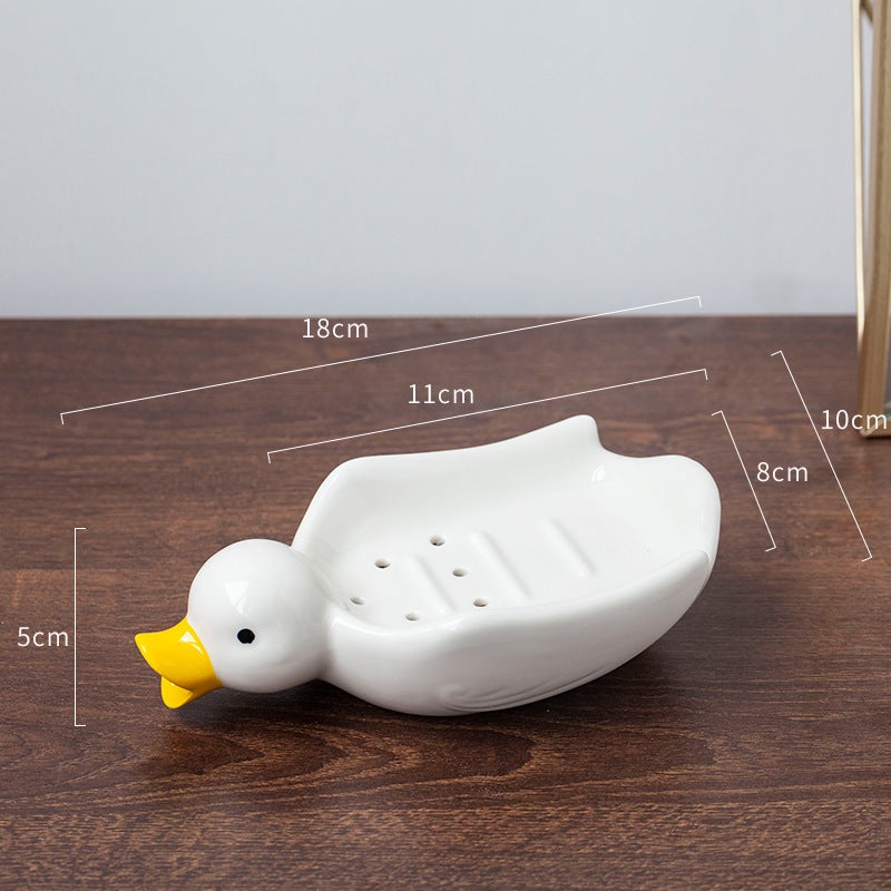 Cute Duck Ceramic Soap Dish - Image 2