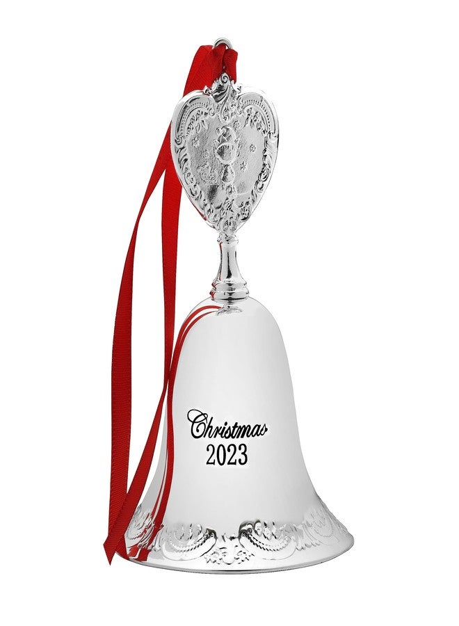 Wallace 2023 Silver Plated Grande Baroque Bell Ornament, 29th Edition - Image 2