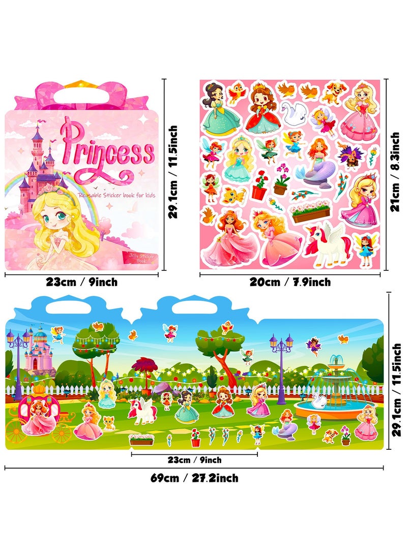 Beauenty - DIY Stickers Books for Kids Creative Toys Using High Quality Jelly Glue Material Non-Toxic  Harmless Can Be Repeated Paste Easy to Carry Suitable for Creativity and Games - Image 1