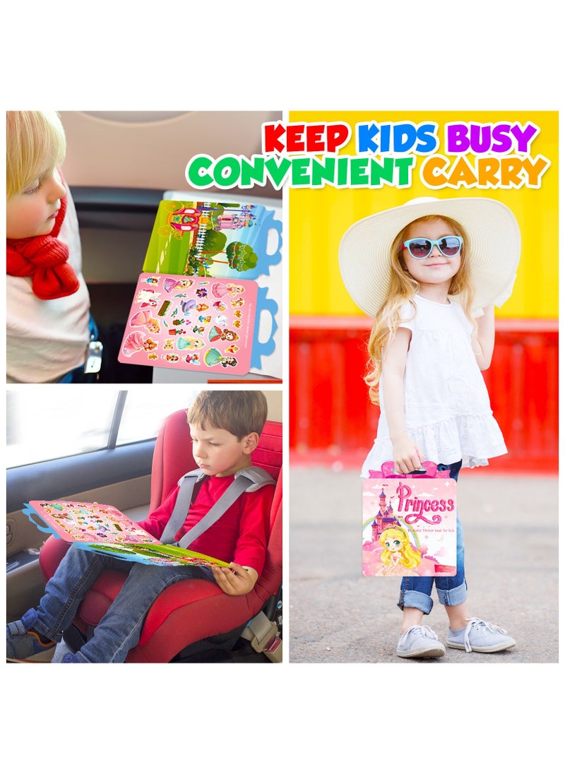 Beauenty - DIY Stickers Books for Kids Creative Toys Using High Quality Jelly Glue Material Non-Toxic  Harmless Can Be Repeated Paste Easy to Carry Suitable for Creativity and Games - Image 1