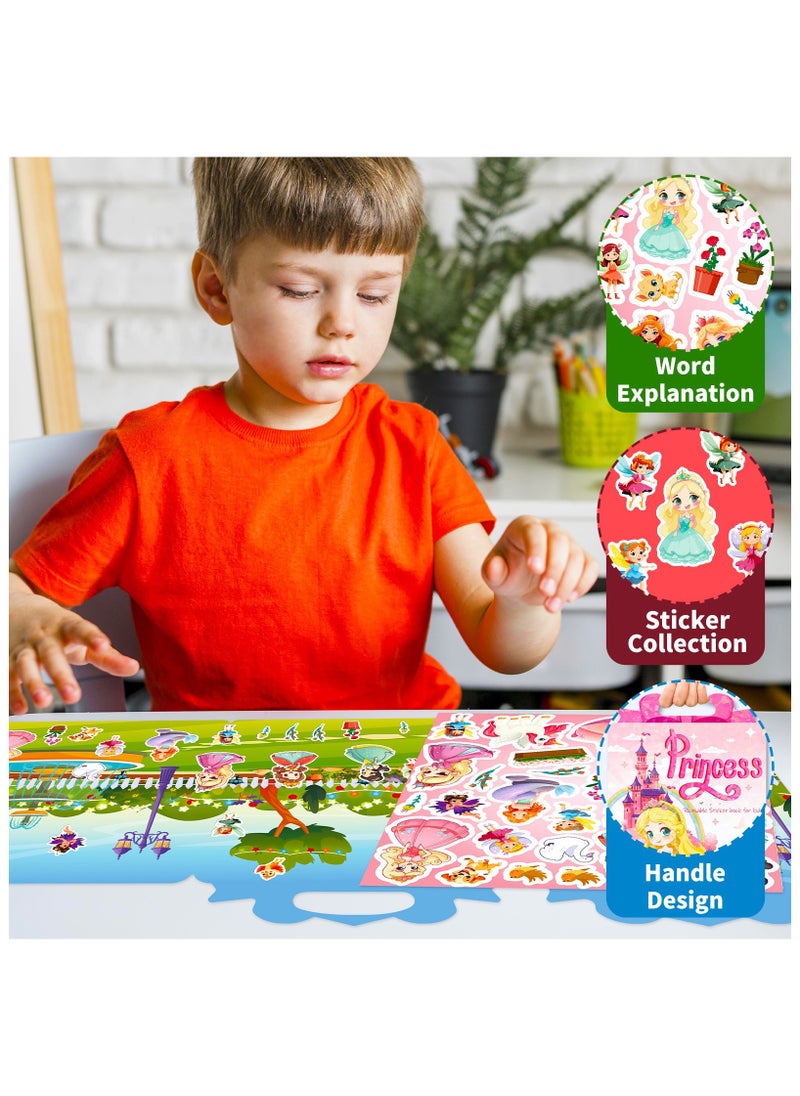 Beauenty - DIY Stickers Books for Kids Creative Toys Using High Quality Jelly Glue Material Non-Toxic  Harmless Can Be Repeated Paste Easy to Carry Suitable for Creativity and Games - Image 1