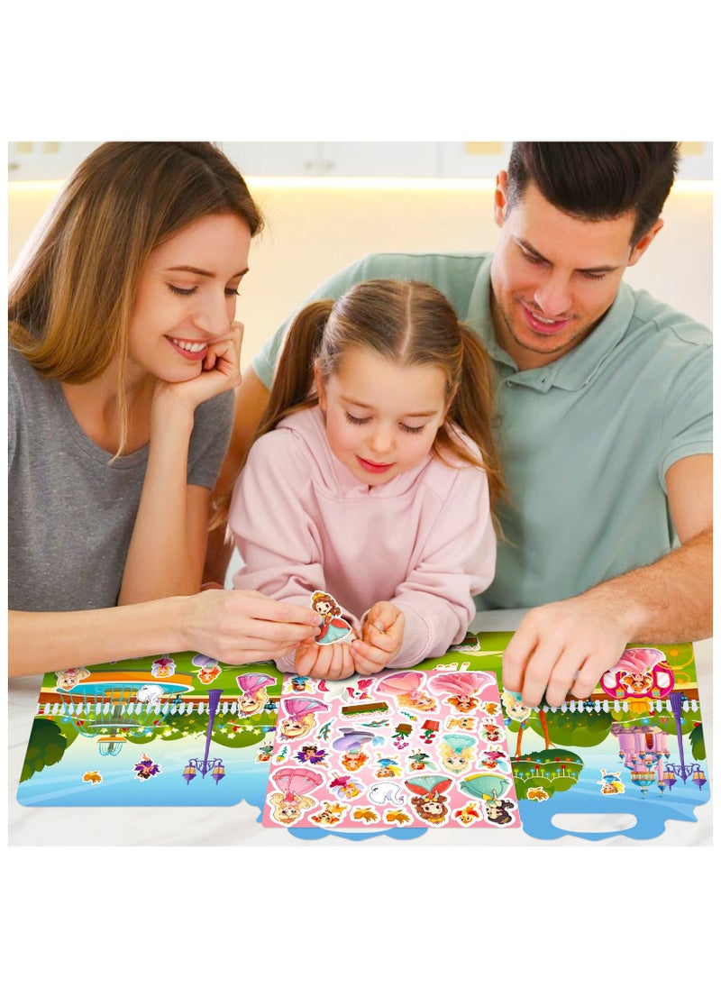 Beauenty - DIY Stickers Books for Kids Creative Toys Using High Quality Jelly Glue Material Non-Toxic  Harmless Can Be Repeated Paste Easy to Carry Suitable for Creativity and Games - Image 1
