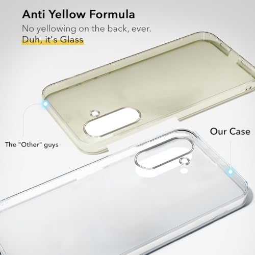 Jkobi Lifetime Anti-Yellow Clear Back Cover Case for Samsung Galaxy A26 5G (Sleek Hard Crystal | Shockproof and Camera Protection) - Image 2