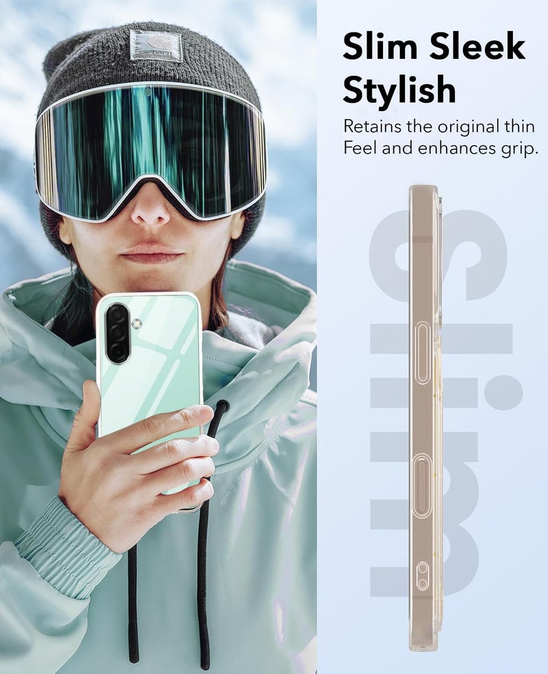 Jkobi Lifetime Anti-Yellow Clear Back Cover Case for Samsung Galaxy A26 5G (Sleek Hard Crystal | Shockproof and Camera Protection) - Image 3