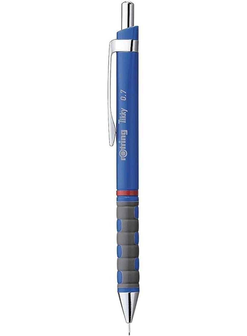 Rotring Tikky Mechanical Pencil HB 0.70mm - Blue Barrel x 1 Single Pencil - Image 1