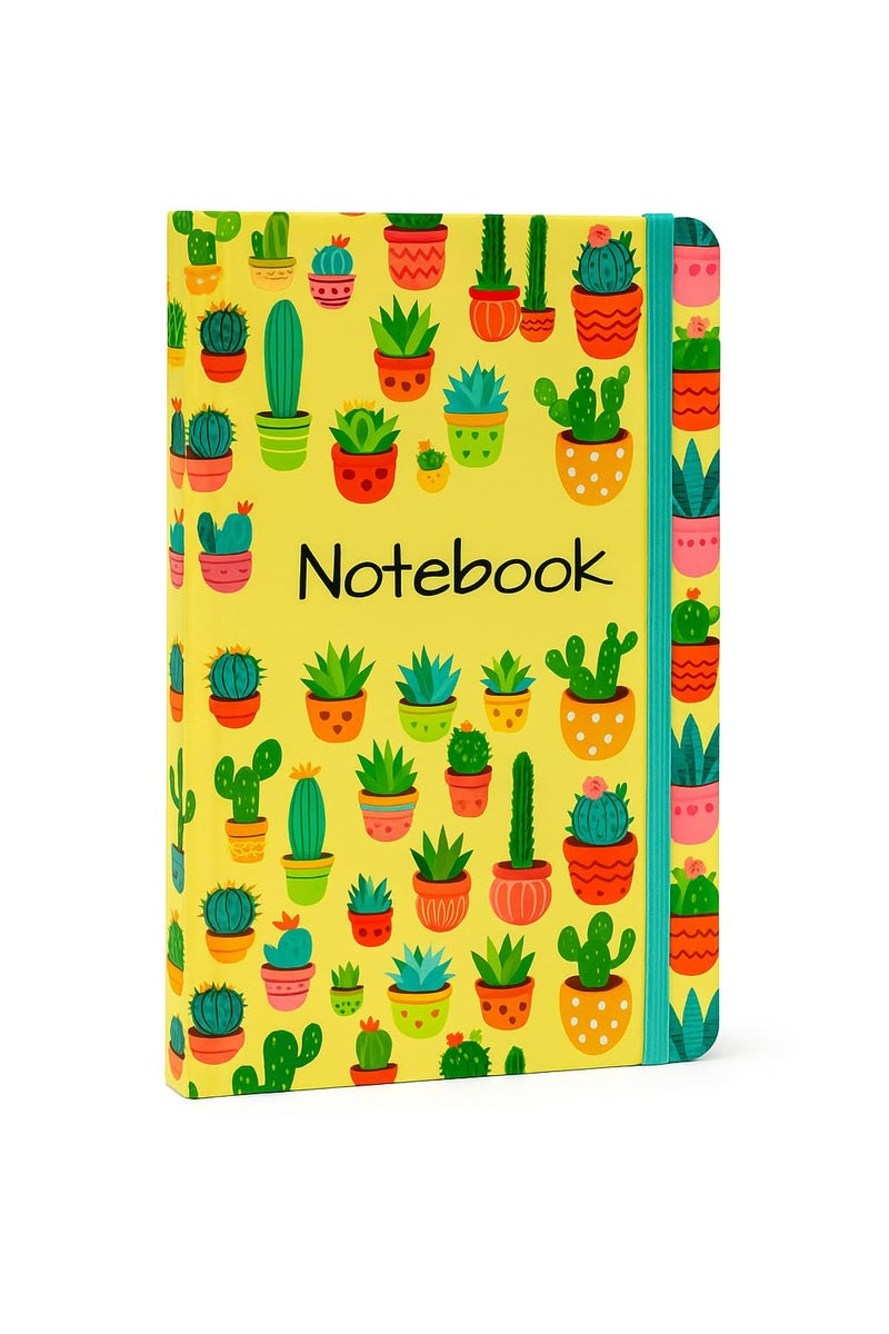 COI A5 5.5 × 8.5 in Hardcover Unruled Diary – 192 Pages of 80 GSM Natural Paper, Elastic Closure & 2 Ribbon Bookmarks, Rounded Corners – Portable Journal for Writing, Travel & Bullet Journaling - Image 4