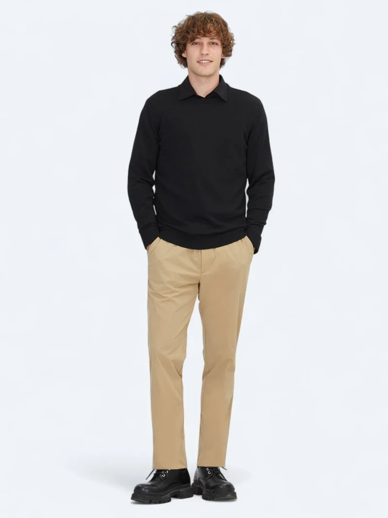 Kip Black Knitwear Sweatshirt