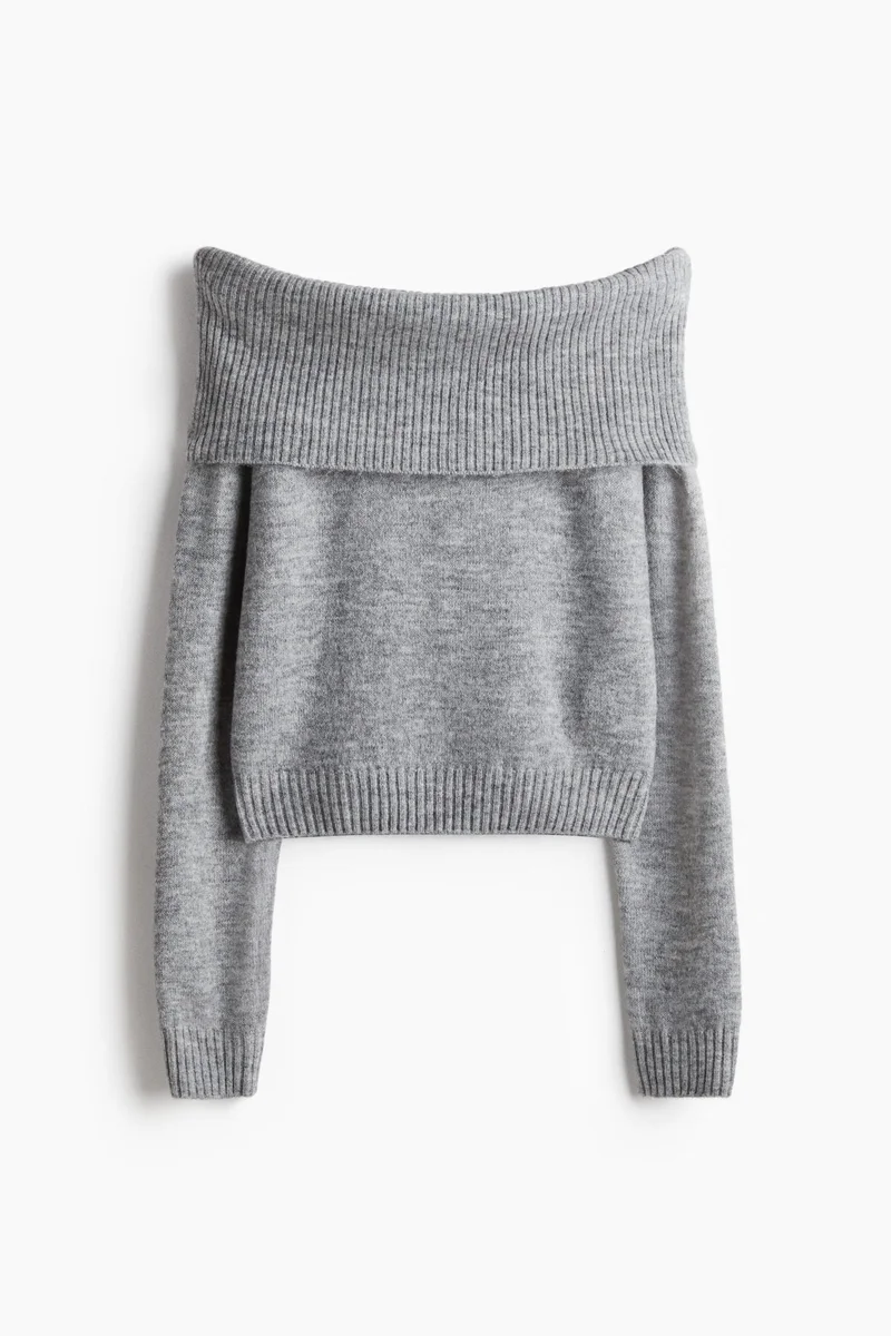 H&M Off-the-shoulder jumper